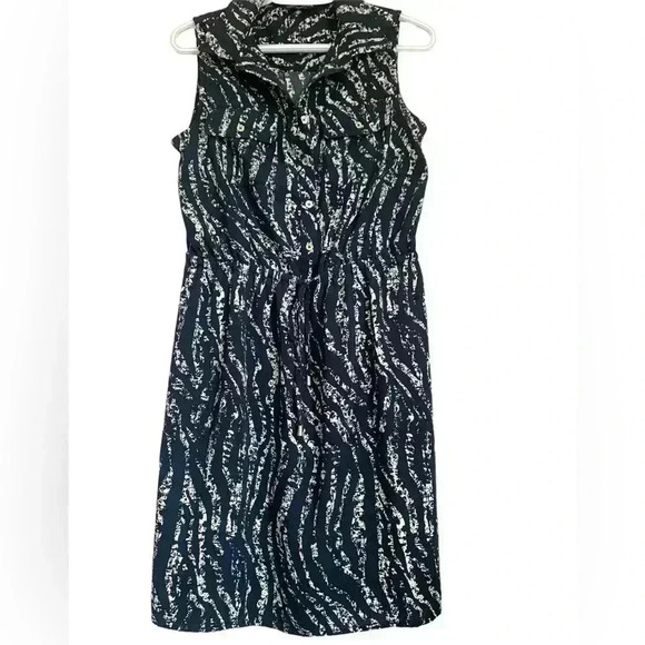 Mario Serrani lightweight, elastic waist  with tie summer dress - Picture 1 of 5